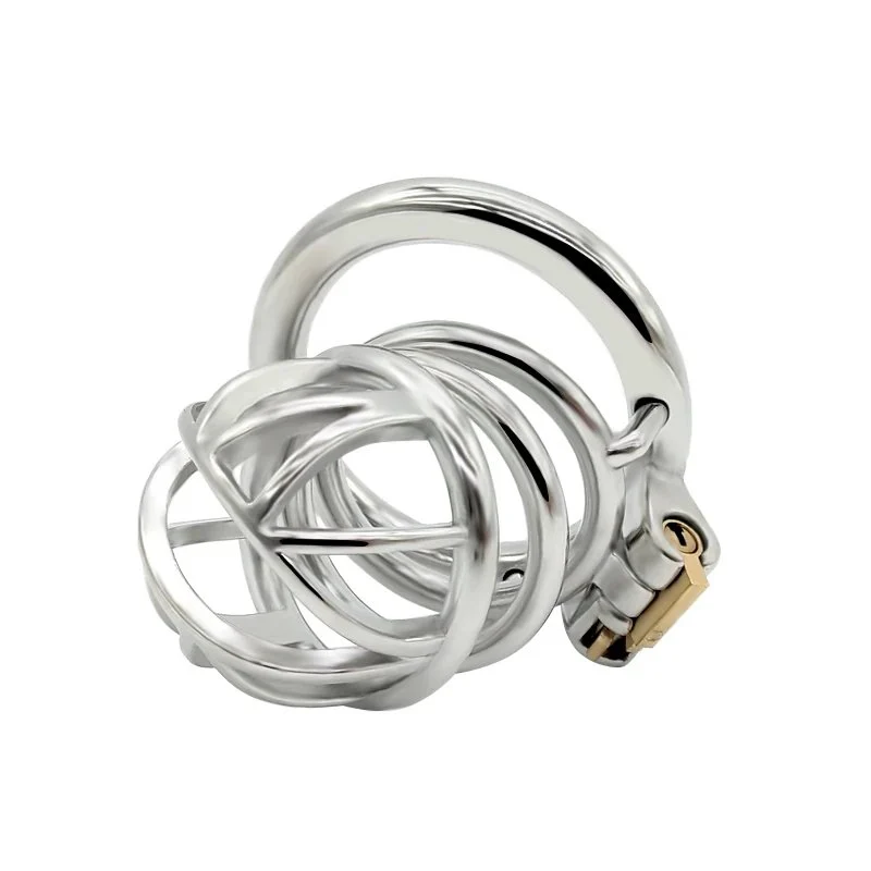 Newly Ring for Men Erection Lightweight Chastity Cage Body-Safe Penis Cage for Men with Ring