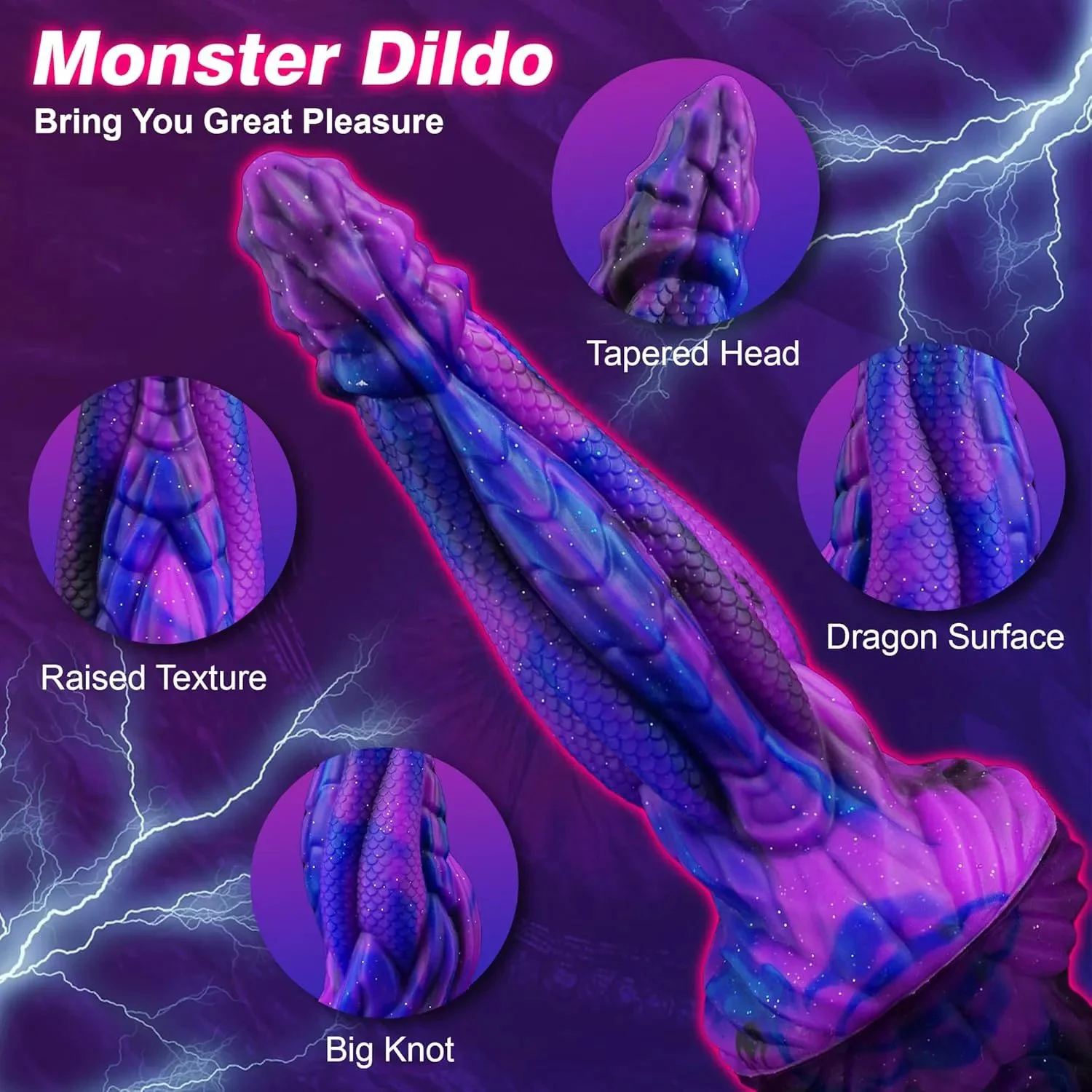 Fantasy Monster Dragon Soft Silicone Anal Plug with Powerful Suction Cup Women Men Masturbation Toys Adult Sex Usage