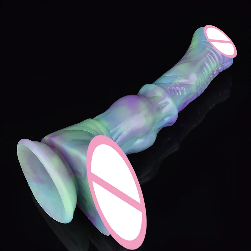 Fantasy Horse Dildo Realistic Silicone Dildo Penis Strong Stimulation Alien Dildo Dog Sex Toy for Women Lesbian