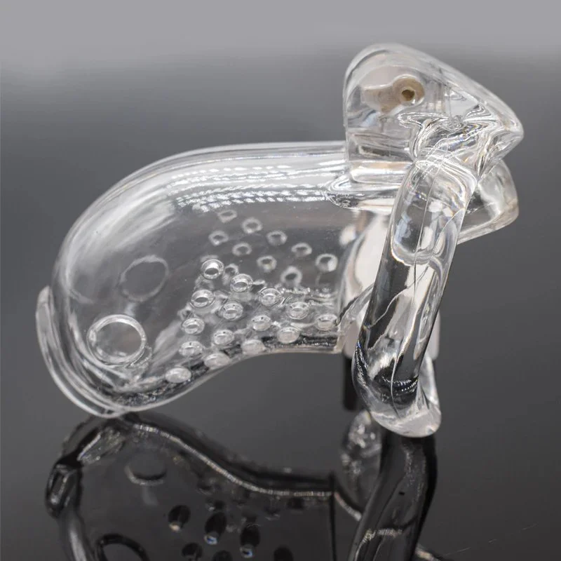 Male Chastity Resin Chastity Lock Adult Products Sm Appeal Chastity Cage Transparent Black Pink Sissy Chastity Cage