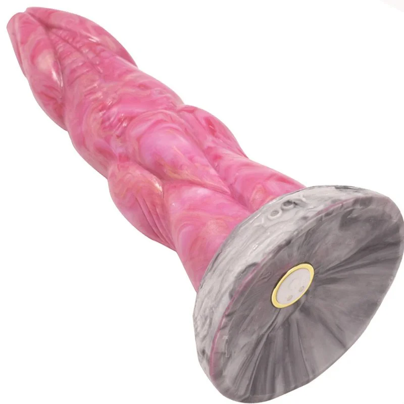 8 Inch Beast Dildo Erotic Sex Toy Vibration 10 Modes Monster Dildo Kinky Gory Color Fantastic Dildo
