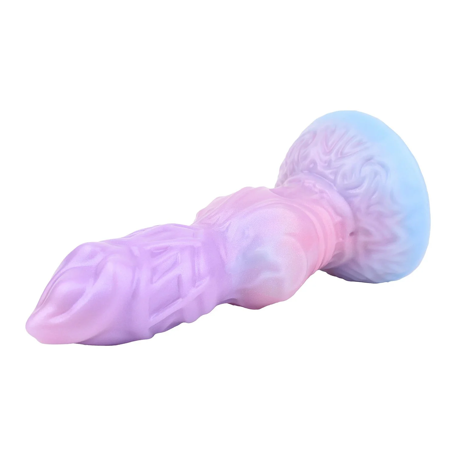 Fantasy Series Inflatable Dildo Made of Silicone and Featuring a Suction Cup Is a Larger-sized Adult Toy Designed