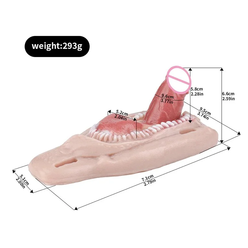 Strap on Sex Grinder Insertable Silicone Realistic Dildo Teeth Clit Stimulate Prostate Massage Anal Plug Hump Adult Sex Toy