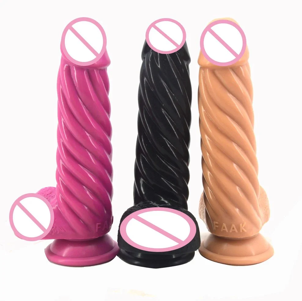 8 Inch Dildo Silicone Anal Plug Rubber Penis Toys Sex Adult Dildo Anal for Unisex