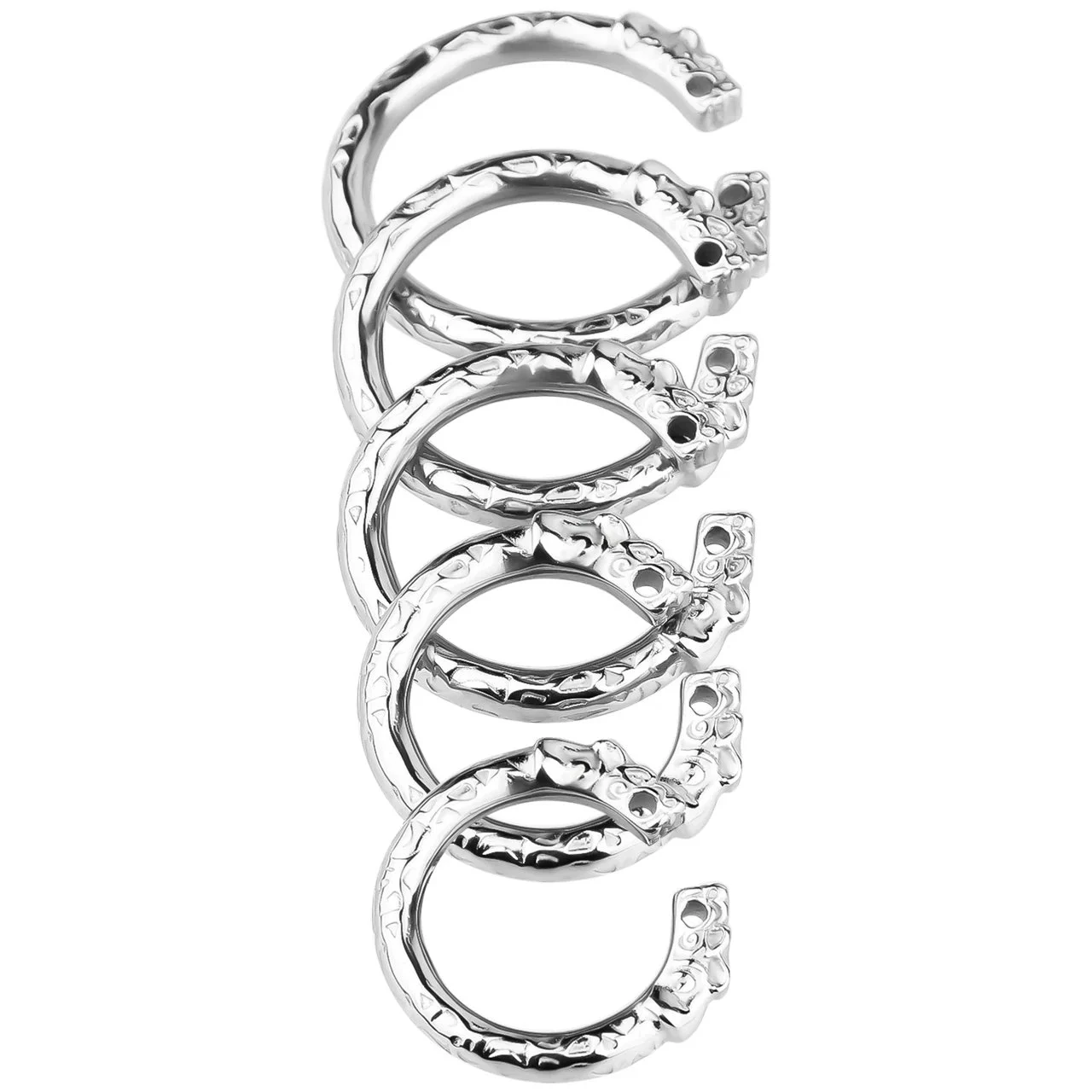 Restraint Ring for Male Bondage Device Lightweight Metal Stainless Steel Cock Ring Sex Toys Chastity Device