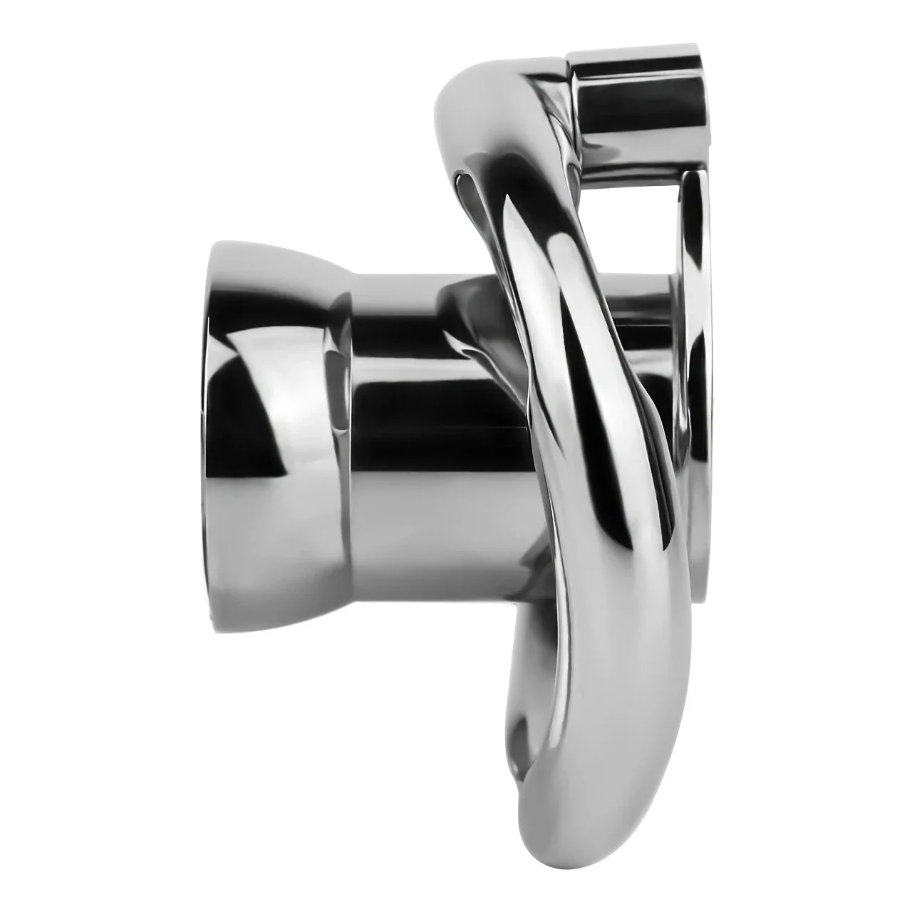 Cylinder Urethral Inverted Chastity Cage Device Metal Bead Anal Plug Dilator Combo Fetish Adult Sex Toys for Male Gay