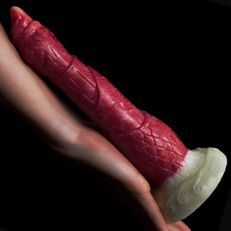 9 Inch Big Monster Dildo Gorgeous Designed Sex Toy Flexible Liquid Silicone Beast Dildo Fantastic Animal