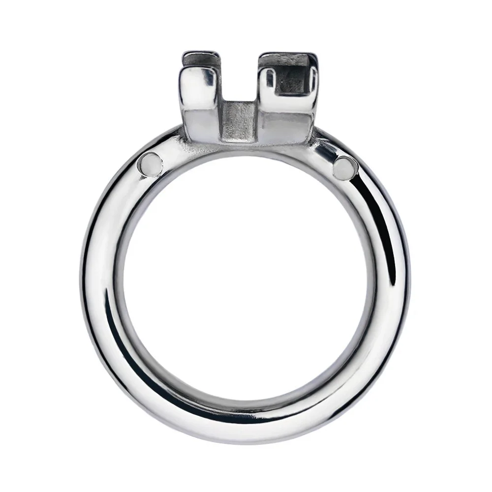 Five Star Wheel Hand Forged Spliced Fine Polished Stainless Steel Chastity Lock Male Adjustable Erotic