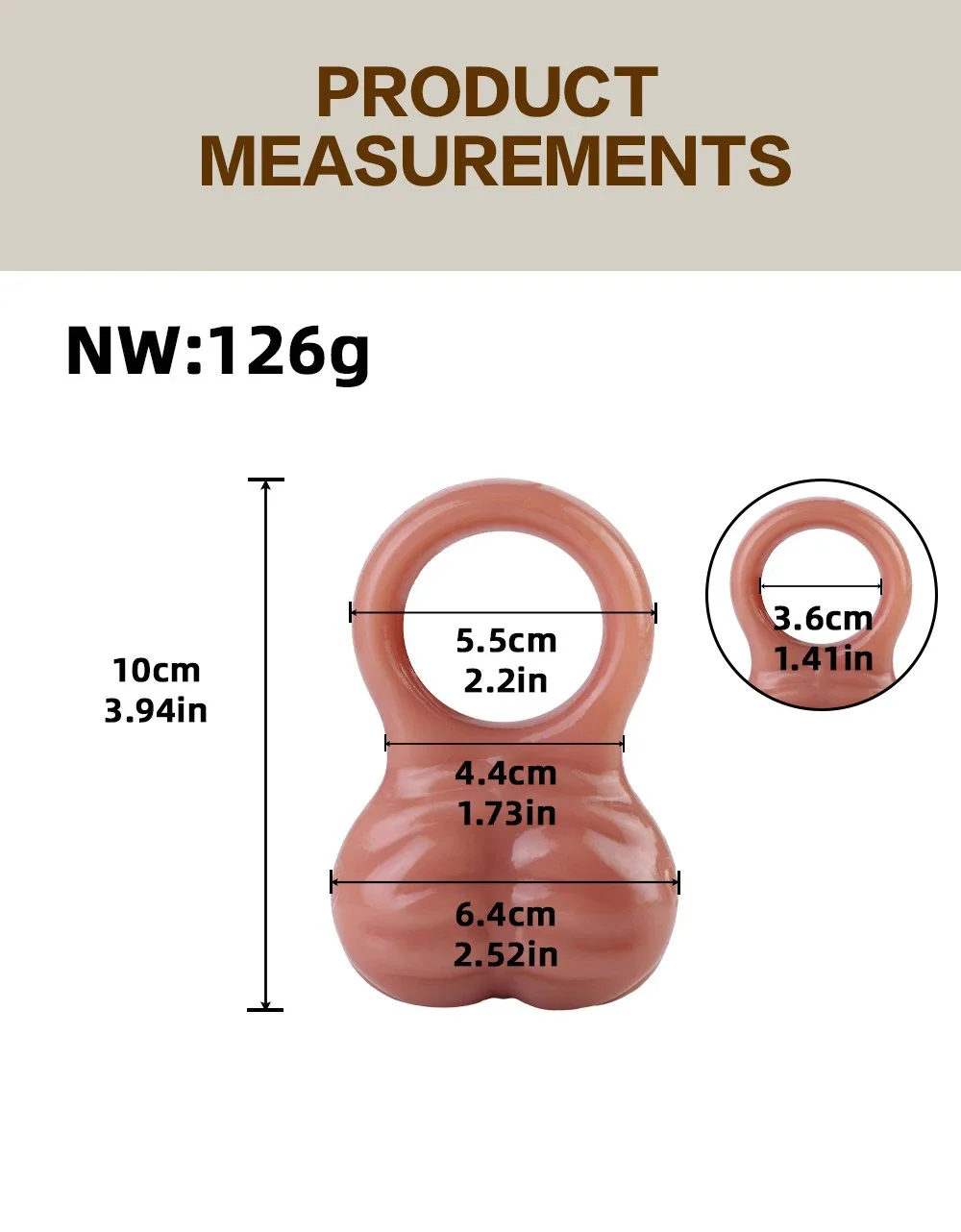 CITY FUN New Simulation Skin Color Penis Ring Four Optional Male Vibrating Penis Ring Silicone Material with Hair Penis Ring
