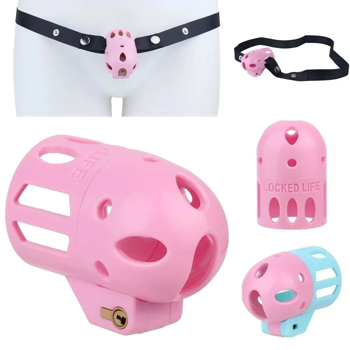 Chastity Cage Designs Without Ring Around Balls,chastity Cage for Men,chastity Cage for Pets,sissy Cock Cage for Female