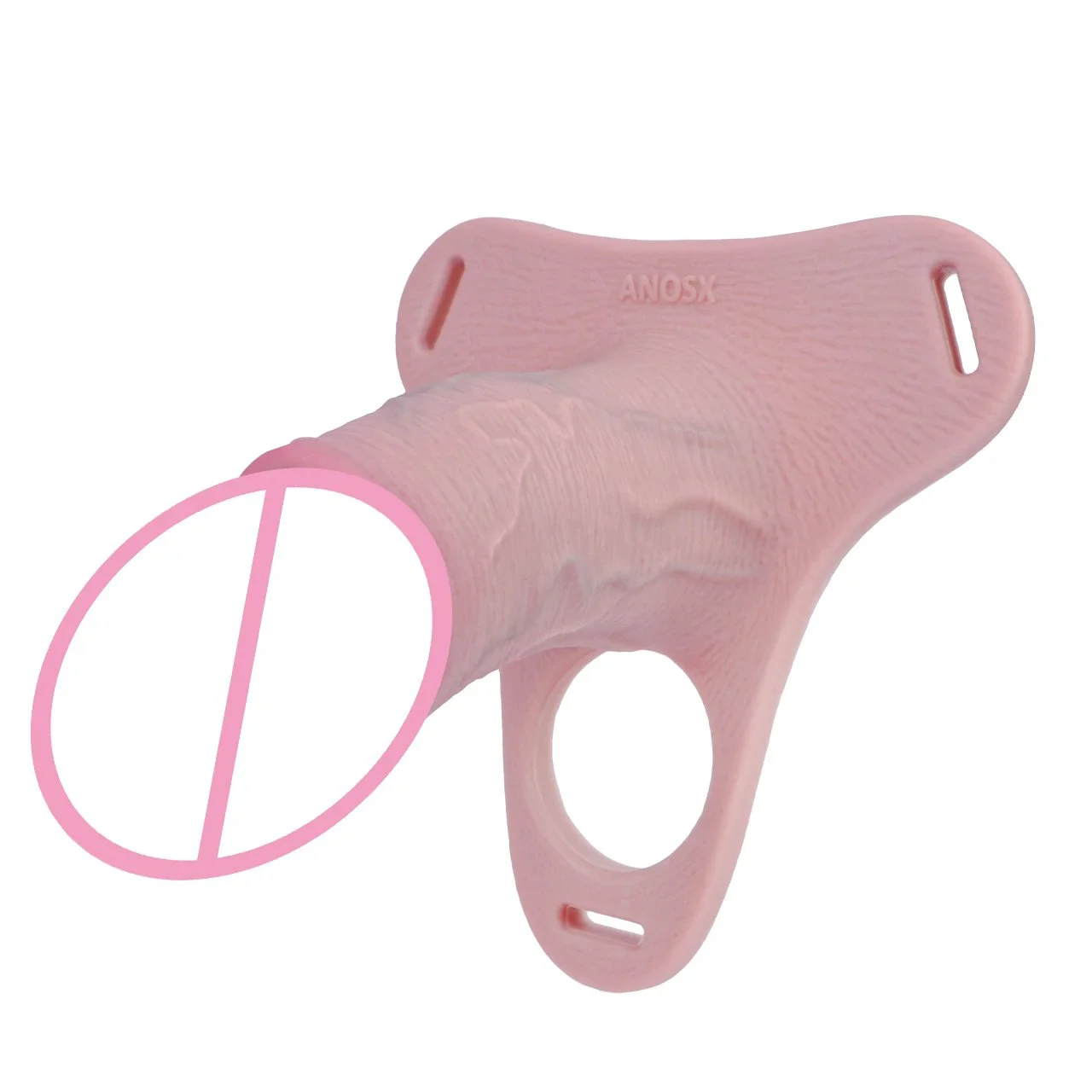 Silicone Realistic Dildo Wearable Chastity Cage Device Soft Cock Sleeves Lock Cock Cage BDSM Adult Sex Toys for Men Couples 18+