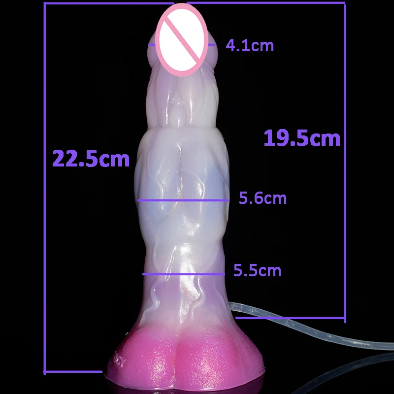 Powerful Giant Spray Realistic Dildo Penis for Women Sex Toys Penis with Strong Suction Cup