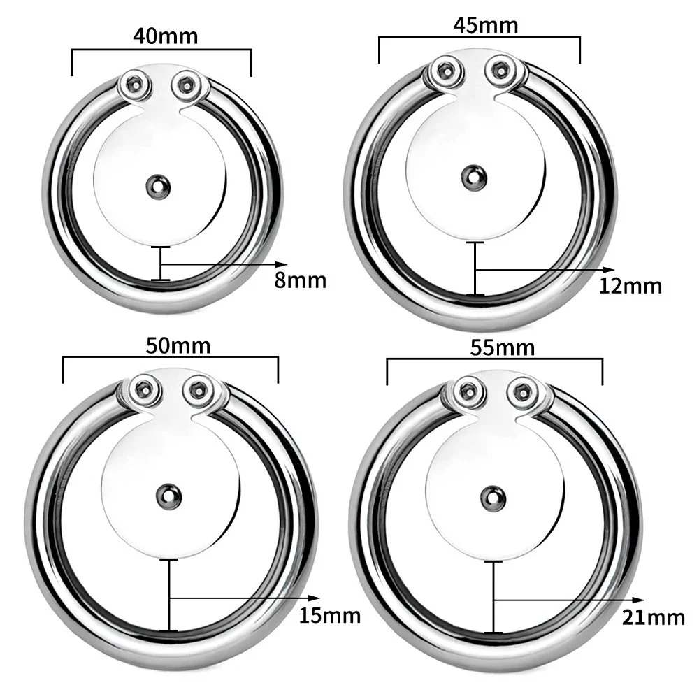 Semi-silicone Chastity Lock Penis Lock Chastity Cage Sex Toys for Men