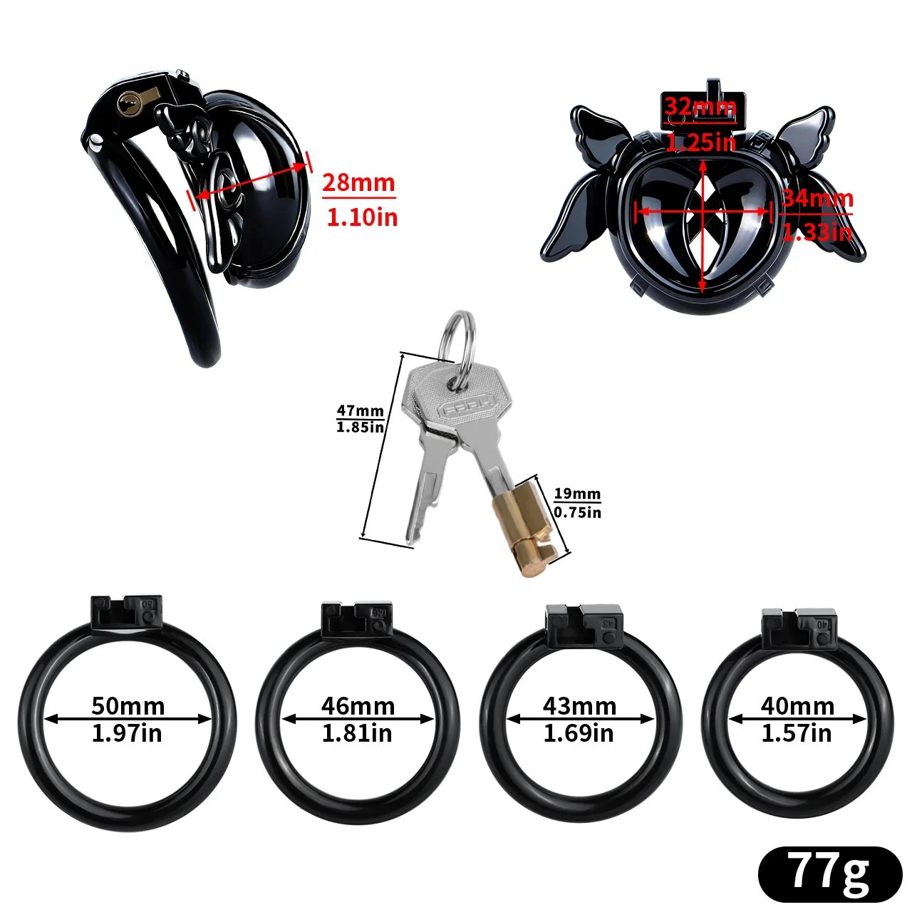 Detachable Chastity Belt Male to Female Chastity Cage Cb Penis Lock Sissy Sexual Restraint Toys