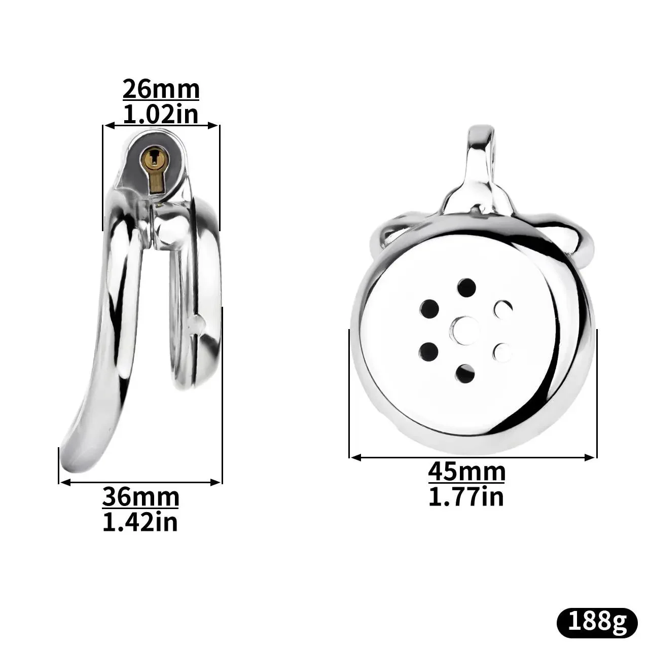 Short Chastity Cage with Belt Metal Cock Lock Penis Rings Easy DIY BDSM Chastity Device Adults Sex Toys for Man Penis Lock