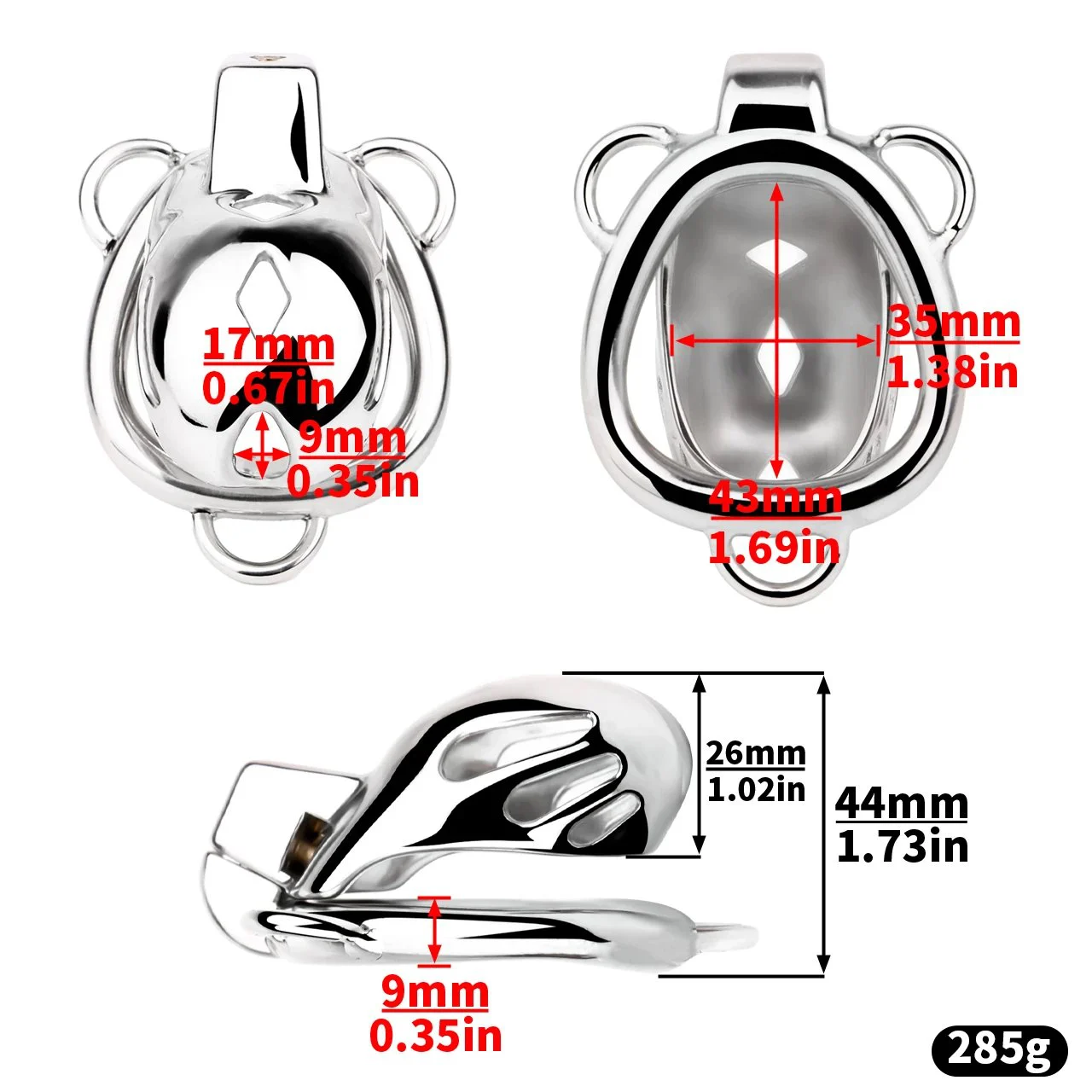 Silver Cobra Penis Chastity Cage Hot Mamba Metal Cock Lock with Belt Wearable Metal Anal Plug BDSM Adult Toys Sex Shop