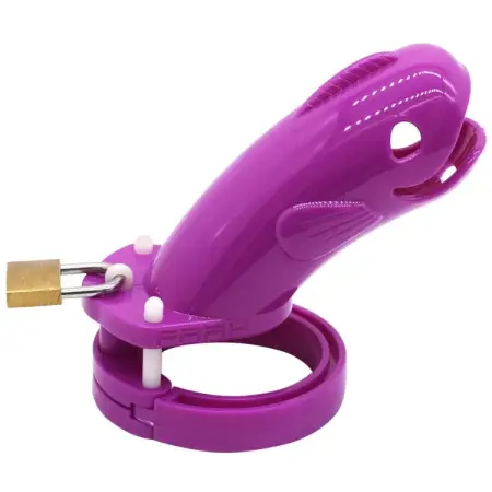 Long Male Chastity Device Plastic Fish Chastity Lock Couples Passion Tools Alternative Lock JJ Prevent Cheating