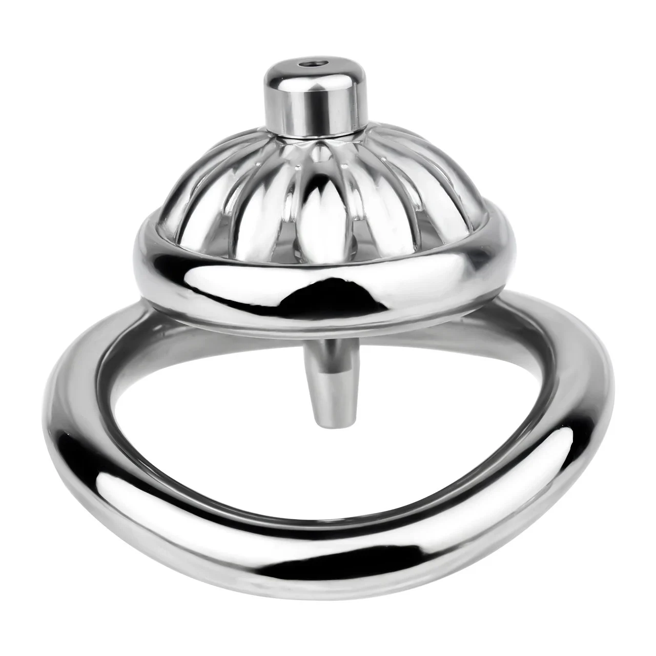 Mini Sunflower Male Chastity Cage with Curved Penis Ring Metal Catheter Silicone Catheter Strap on Chastity Couples Toys