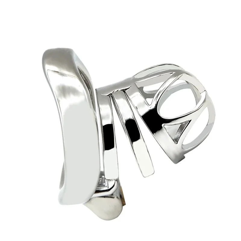 Spiked Cock Cages Delay Ejaculation Cock Cage with 4 Size Penis Ring Cage Chastity Cock Ring for Game