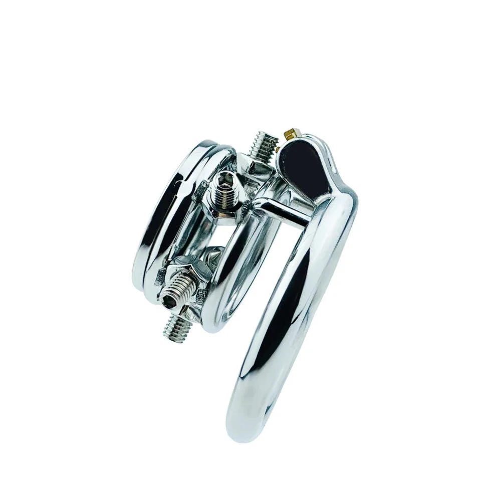 Metal Chastity Lock Comfortable Cock Cage Device Adult Game Sex Toy for Male