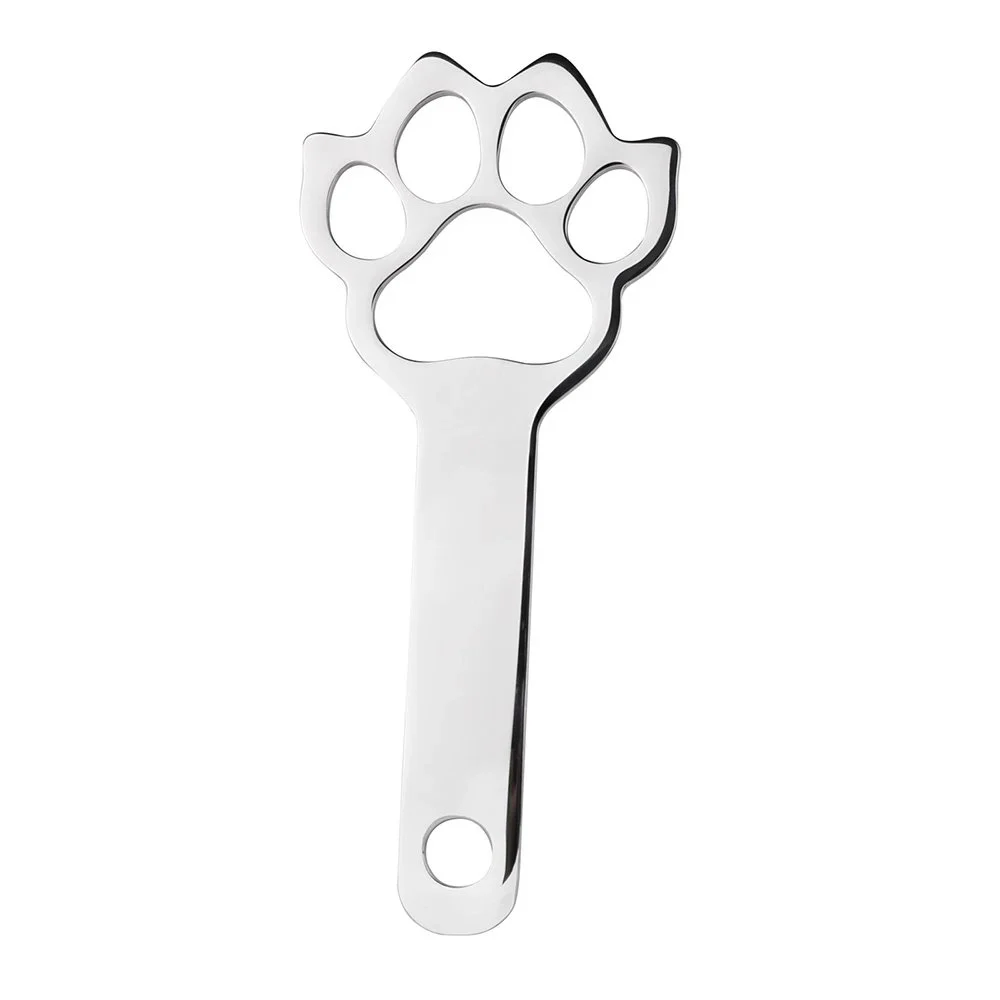 1Premium Metal Paddle with Unique Cat Paw Design Adjustable and Comfortable for Intimate Play