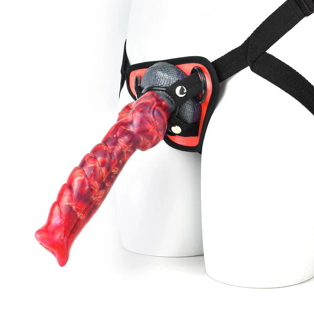 9.45 Inch Lesbian Realistic Strap Dildo Artificial Real Experience Chastity Belt for Women