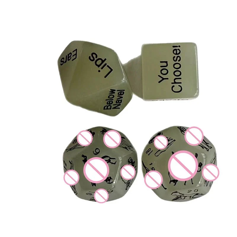 24 Sides Adult Love Dice Roleplay Toy 4PCS Sex Position Dice for Couple Naughty Game