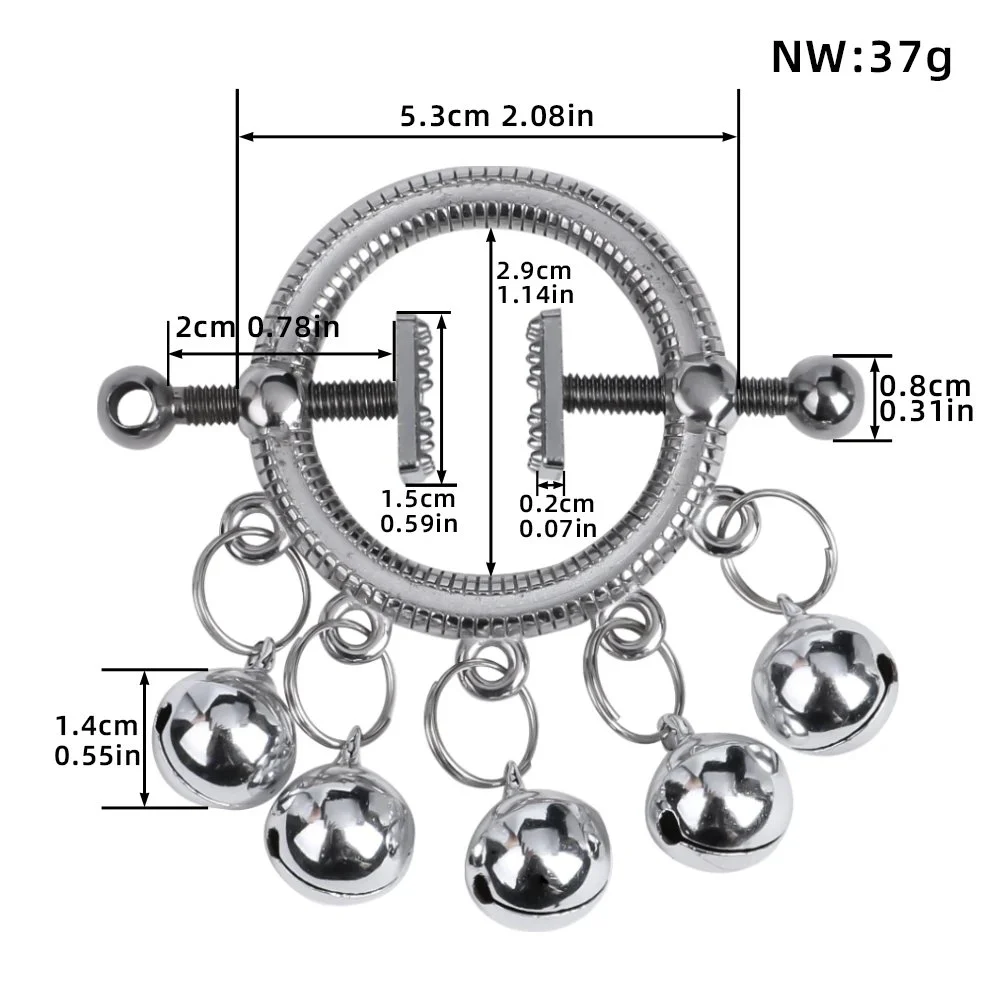 6 Style Lovely Breast Clip for Female Sex Toy Nipple Play Crystal Chain Nipple Clamps Bondage Breast Restraints