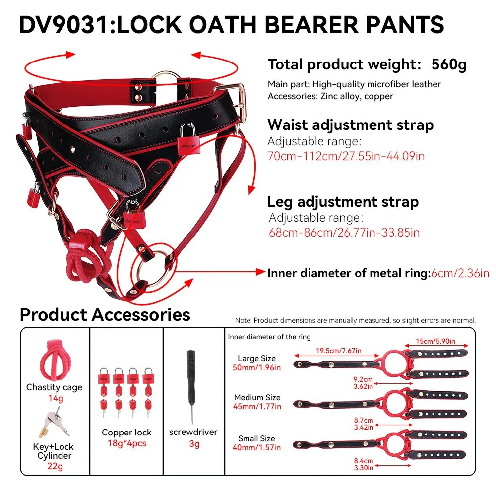 Leather Male Chastity Device Harness,Male Chastity Harness with Anal Plug Ring,chastity Belt with Micro Chastity Cage Men