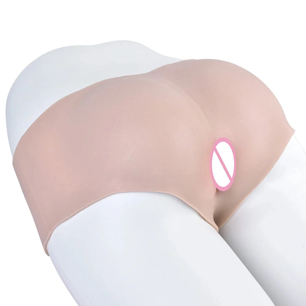 Realistic Vagina Panties Silicone Crossdresser Gay Transvestite Panties Sex Toy for Gay