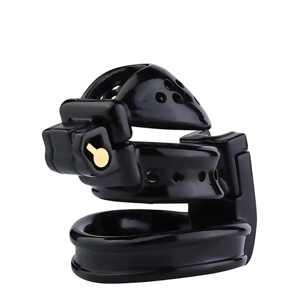 Male Sex Toys Gay Bird Cage Resin Chastity Device Round Hole Hollow Design 304 Stainless Steel Chastity Lock