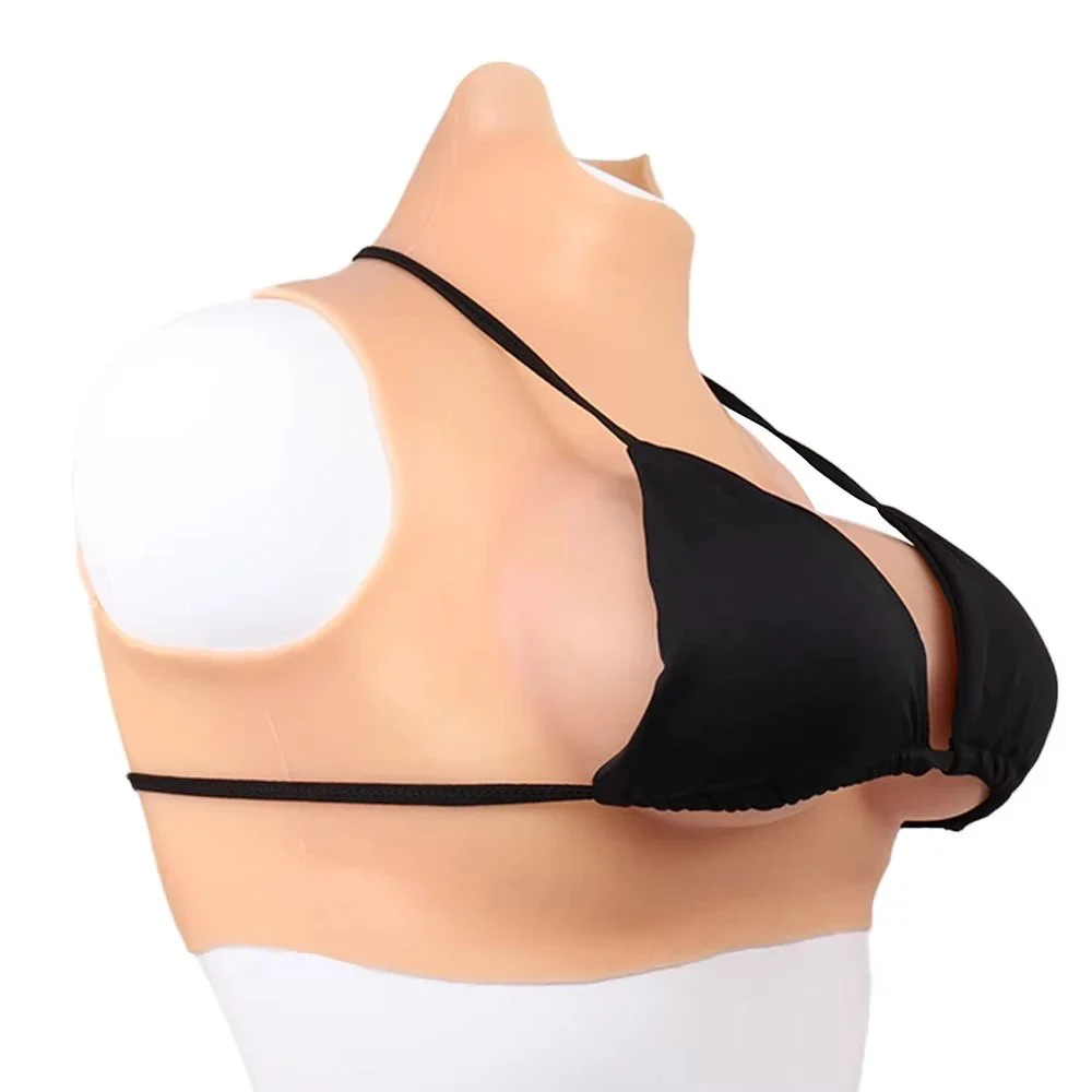 Prosthetic Breast Transvestite Gay Realistic Elastic Breasts Soft Silicone Wearable Breasts Chest Fun Adult