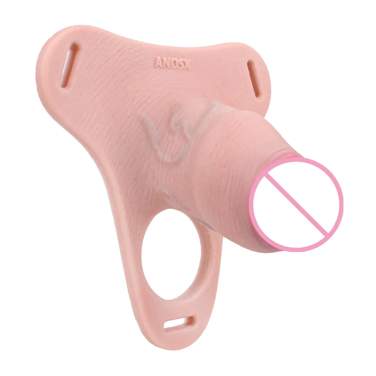 Male Simulation Penis Chastity Pant Silicone Strap on Penis Cage Bondage Lock Male Sex Toys