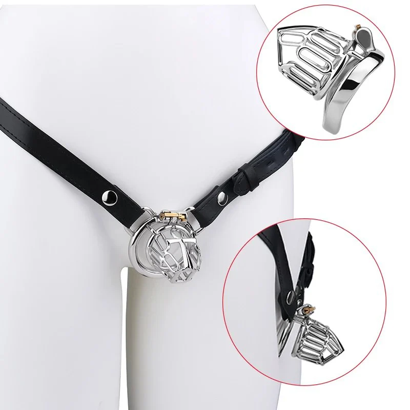 Stainless Steel Male Chastity Device Series Designed for BDSM Male Restraint Enthusiasts Breathable Penis Cage Adult Novelty Toy