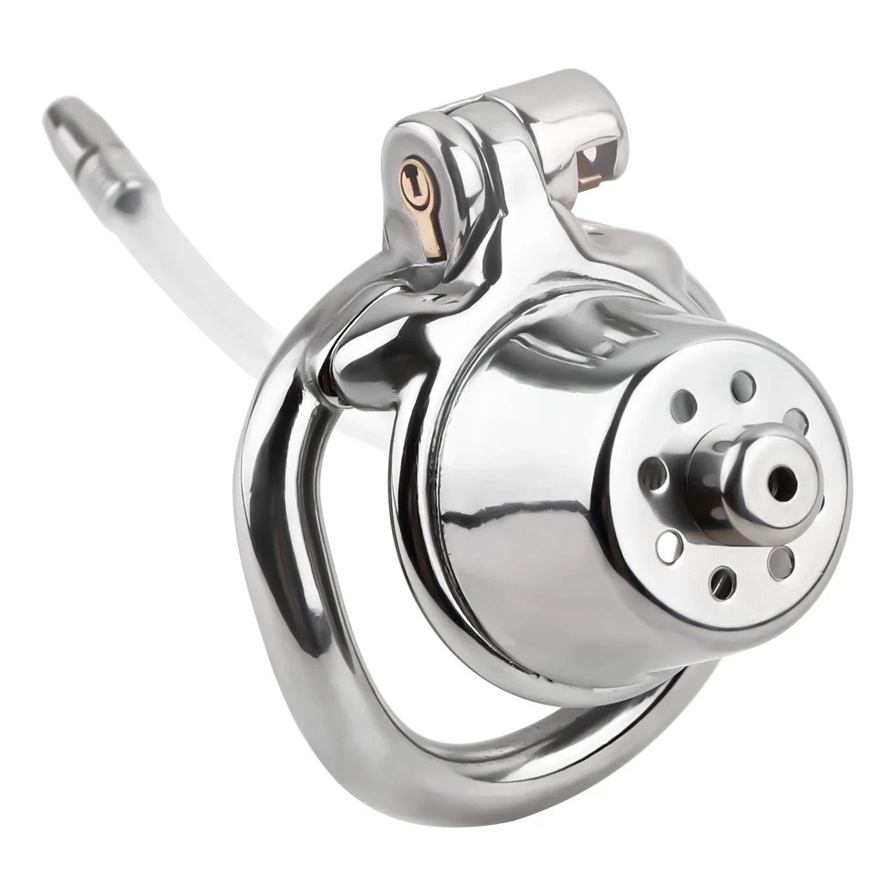Stainless Steel Premium Male Chastity Cage Cage Two Configurations of Removable Cages Suitable for Male Sex Toys