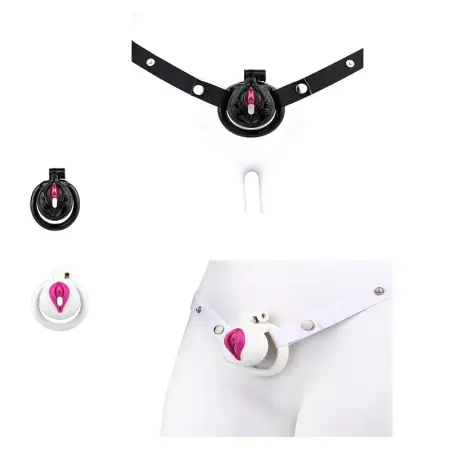 Lightweight and Breathable 3D One-piece Wearable Chastity Lock Adult Stimulation Sex Toy