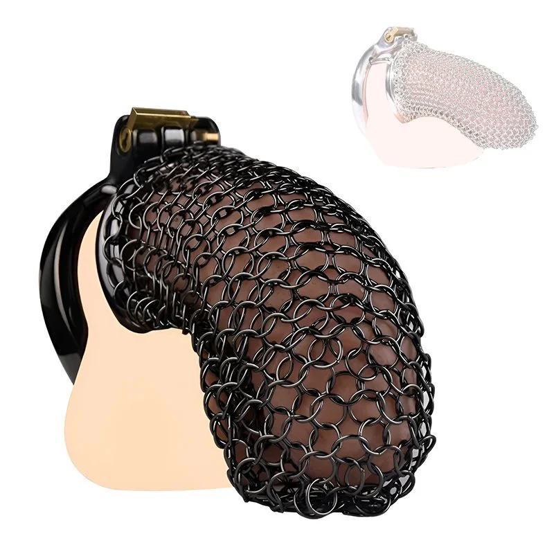 Mail Stainless Steel Male Couples Slaves Penis Bondage Sex Toys Sissy Cock Cages Chastity Devices Sex Toys