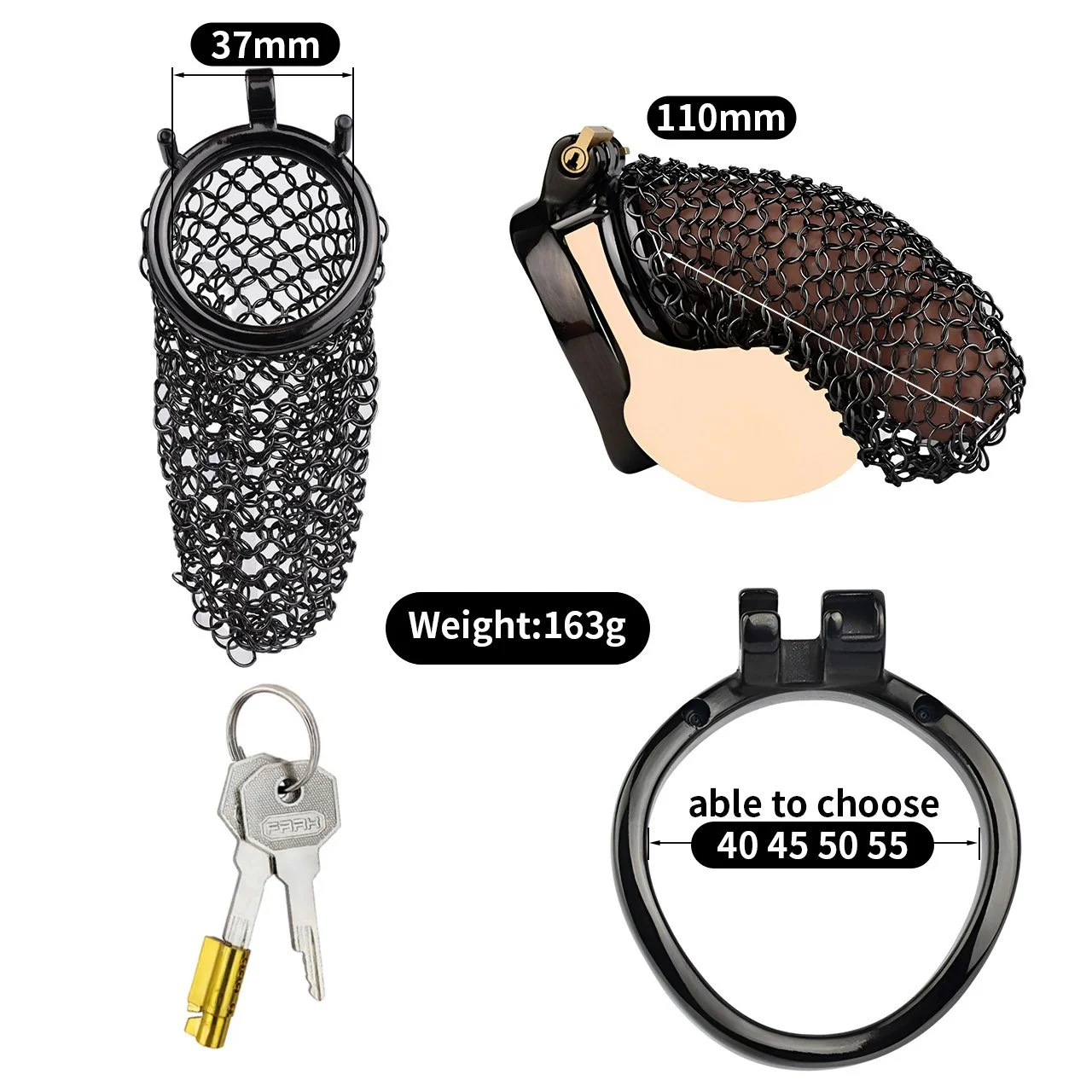 Mail Stainless Steel Male Couples Slaves Penis Bondage Sex Toys Sissy Cock Cages Chastity Devices Sex Toys