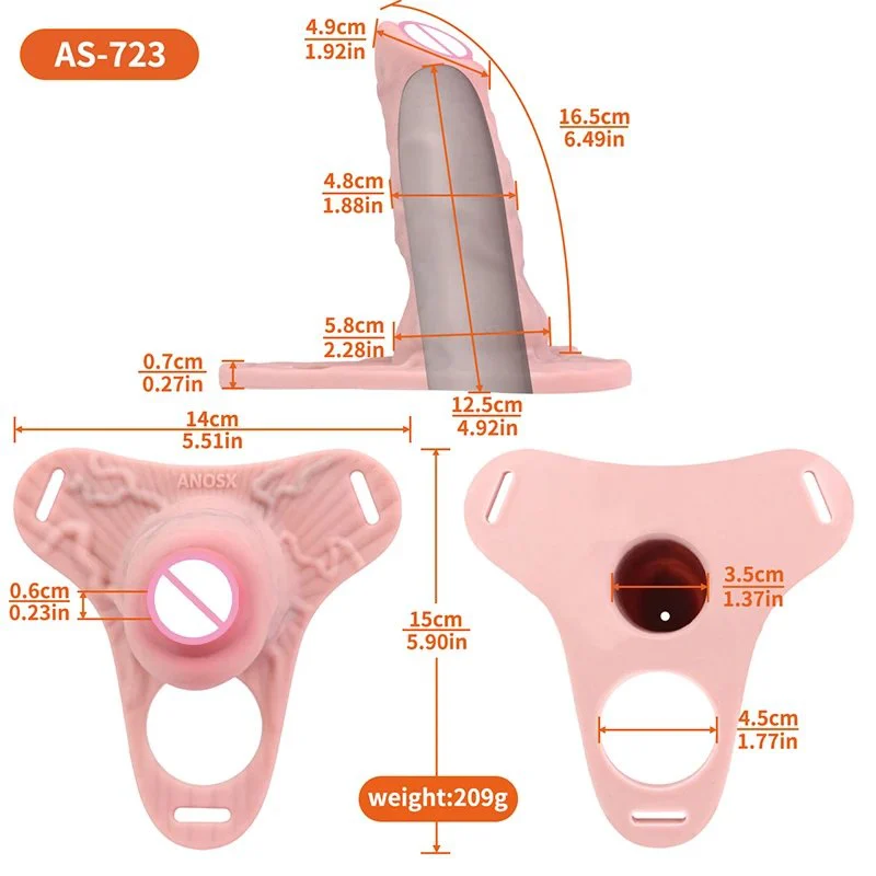 Penis Cage Male Penis Wearable Dildo Suitable for Games Sex Toy Silicone Penis Chastity Lock