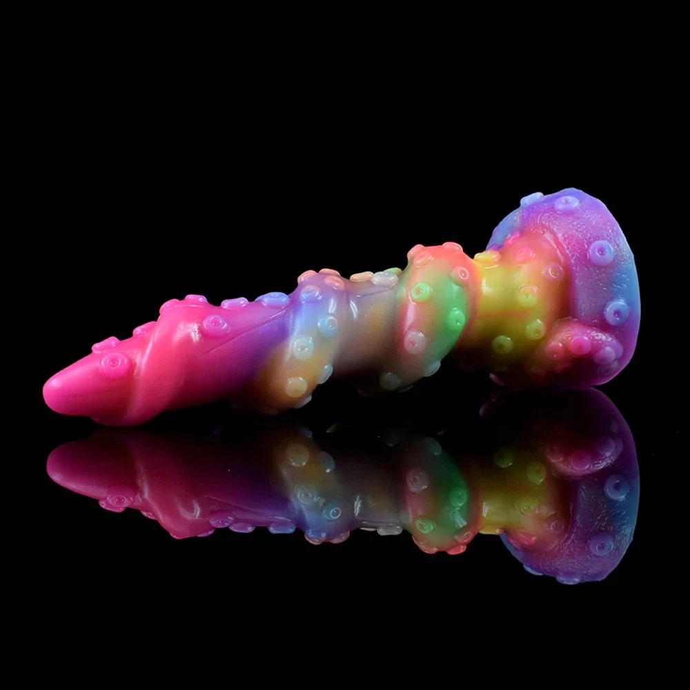 Glowing Toys Different Sized Long Anal Dildos for Women