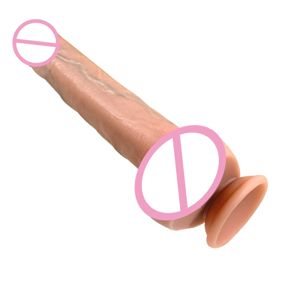 Heating Function Automatic Telescopic Vibrating Penis Dildo Remote Control Silicone Thrusting Realistic Vibrator Dildo for Women