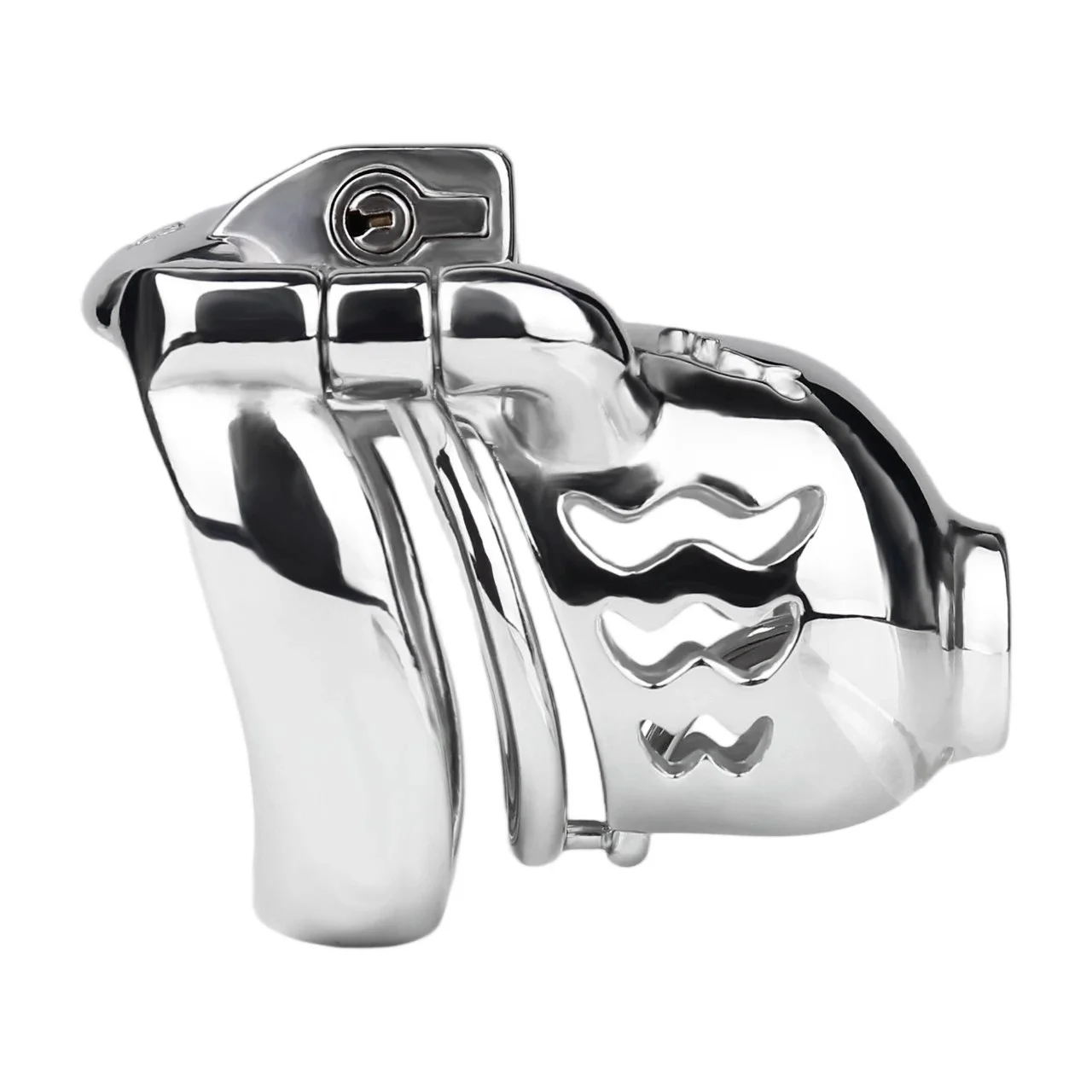 Male Chastity Device Adjustable Cock Cage with Lock, Various Options for Fetish Bondage & Control