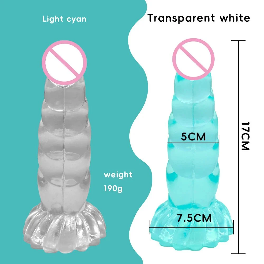 Realistic Monster TPE Dildo Strong Suction Cup Adult Sex Toy Huge Thick Anal Massager Soft Liquid Silicone Material