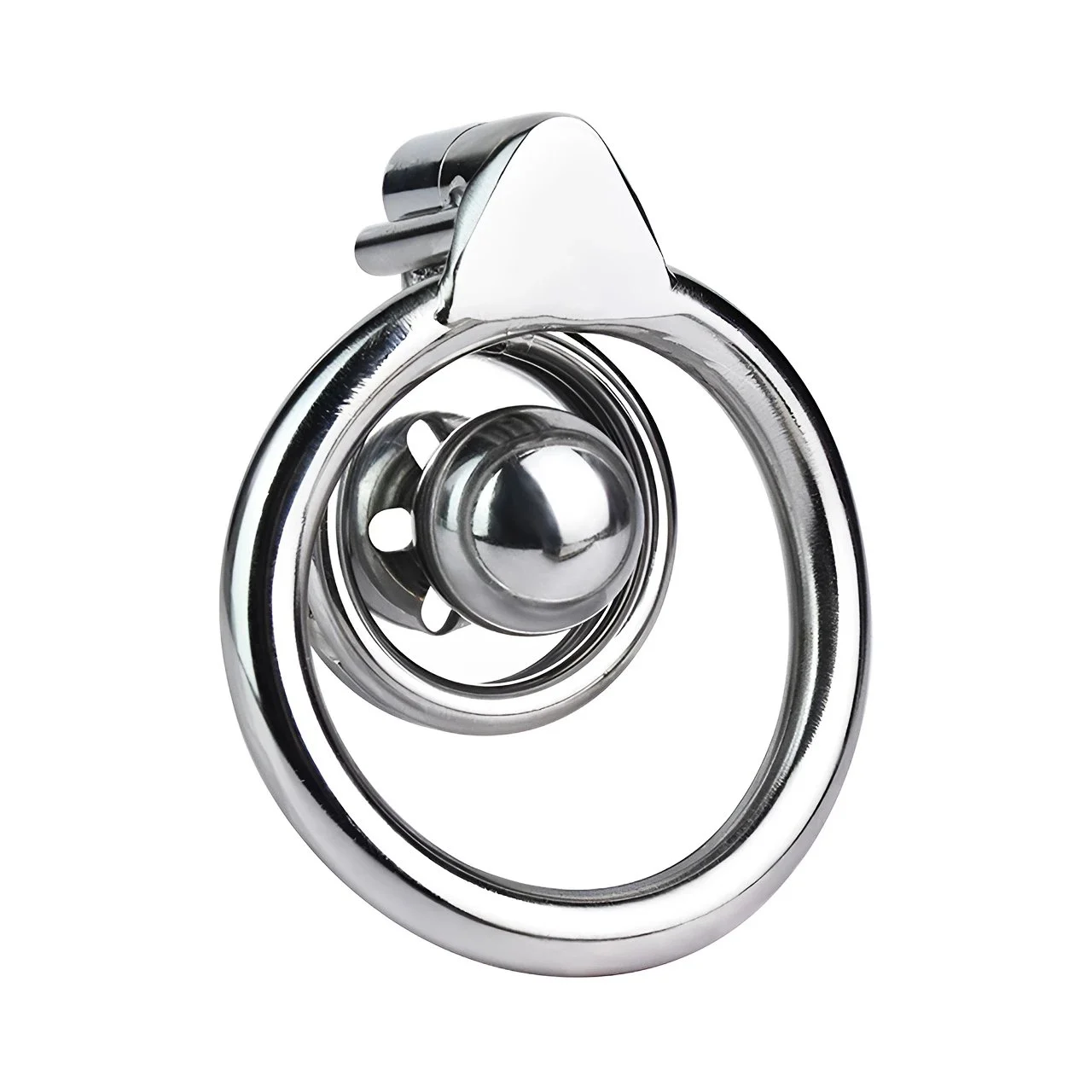 Cock Cage Male Toy Chastity Cage Lock Chastity Devices Male Invisible Stainless Steel Chastity Belt Device Flat Cage