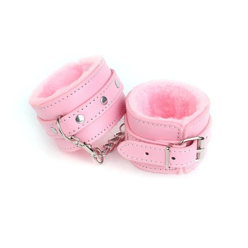 Adult Toys PU Bondage Gear Handcuffs Restraint Training Sex Aid Props for Bondage