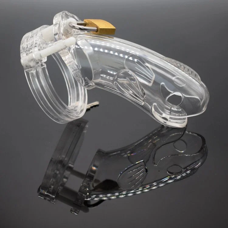 Long Male Chastity Device Plastic Fish Chastity Lock Couples Passion Tools Alternative Lock JJ Prevent Cheating