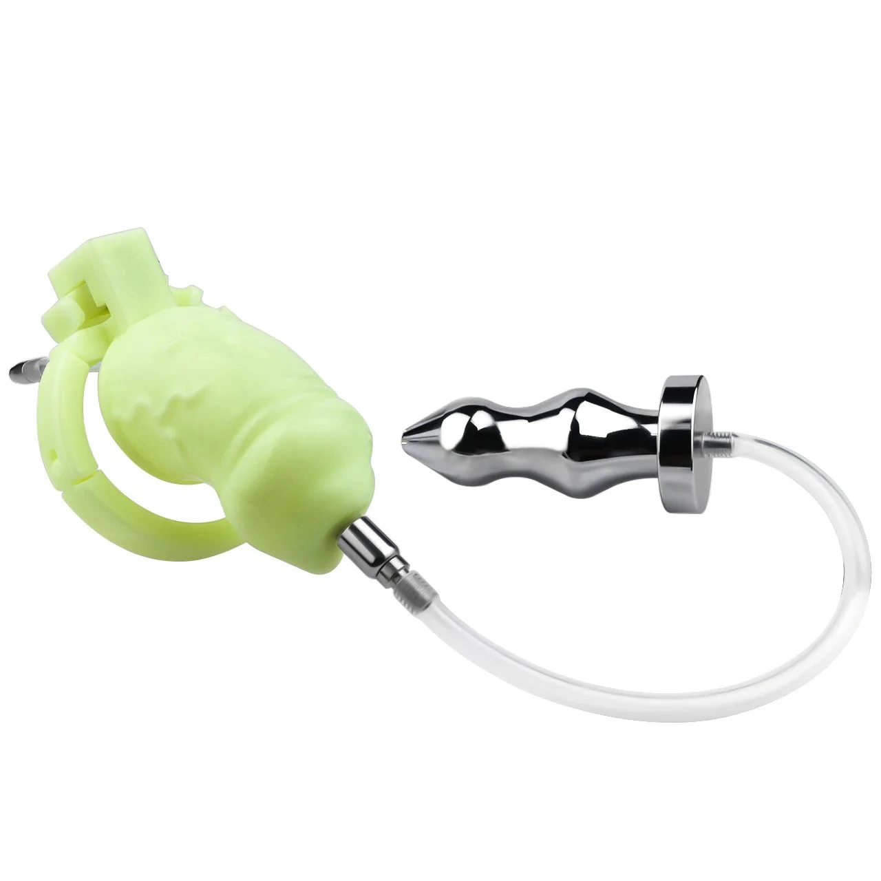 Resin Multipurpose Chastity Device Penis Cage With Butt Plug Lightweight Hollow Male Chastity Cage Sex Toys