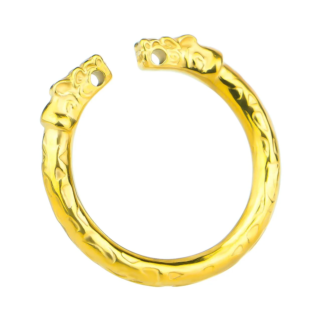 Restraint Ring for Male Bondage Device Lightweight Metal Stainless Steel Cock Ring Sex Toys Chastity Device