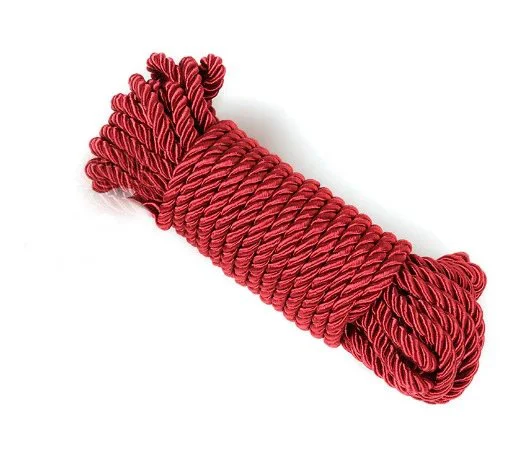 Adult Sex Silk Rope Male And Female Training Binding And Restraint 10 Meters Colorful Hand Woven Rope