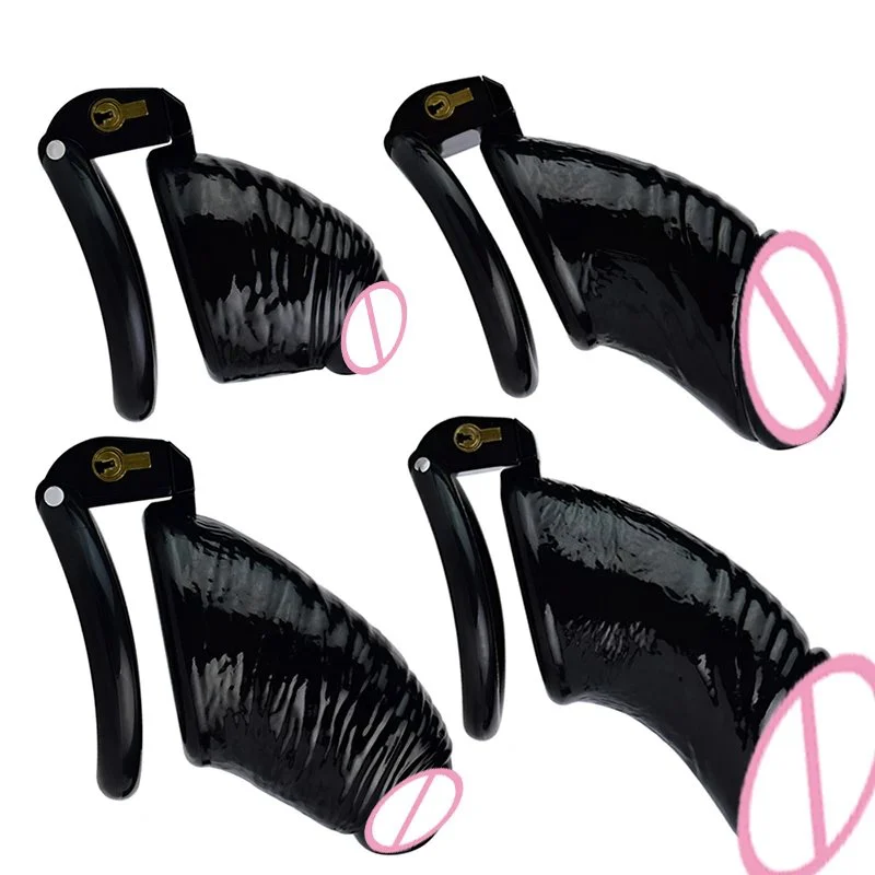 Male Chastity Cage Sex Toys Discreet Sissy Fem Boy Chastity Cage Device Penis Rings Man 4 Size Chastity Cage Penis Shape